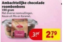 ambachtelijke chocolade roombonbons