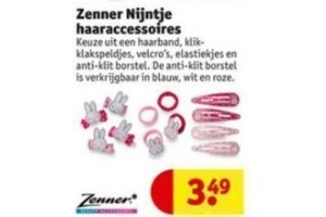 zenner nijntje haaraccessoires