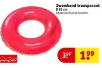 zwemband transparant