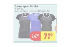 dames sport t shirt