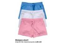 meisjes short