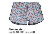 meisjes short