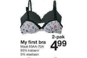 my first bra