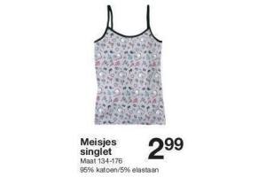 meisjes singlet