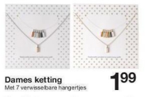 zeeman dames ketting