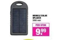 mobiele solar oplader