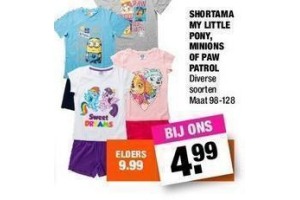 shortama my little pony minions of paw patrol