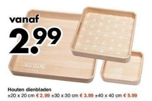 houten dienbladen