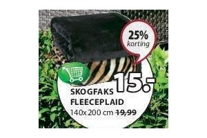 skogfaks fleecepaid