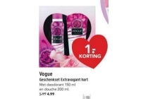 vogue geschenkset extravagant hart