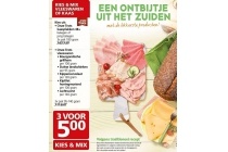 vleeswaren of kaas