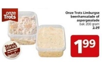 onze trots limburgse beenhamsalade of aspergesalade