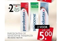 parodontax of sensodyne tandpasta