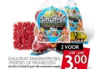smulfruit kinderappeltjes peertjes of frambozen