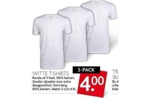 witte t shirts