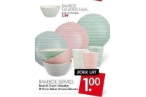 bamboe servies