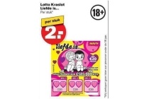 lotto kraslot liefde is