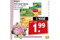 knorr mix voor saus