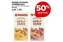 bolletje krokante ontbijtgranen