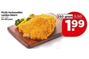 plus varkensfilet cordon bleu s