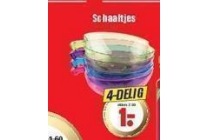 set schaaltjes 4 delig