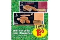 delifrance petits pains of baguettes