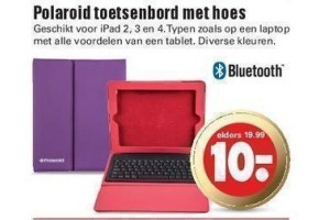 polaroid toetsenbord met hoes