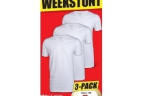 witte t shirts 3 pack