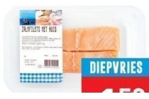 diepvries zalmfilets met huid