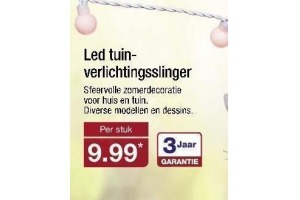 led tuinverlichtings slinger