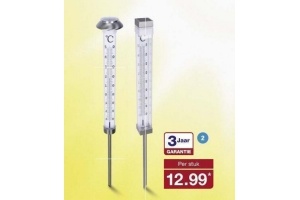 solar tuinthermometer