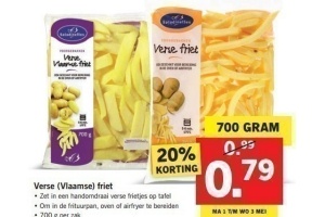 verse vlaamse friet