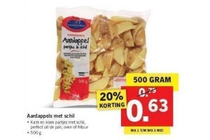 aardappels met schil