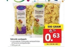 gekruide aardappels