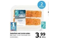 zalmfilet met tuinkruiden