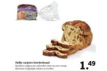 half rozijnen krentenbrood