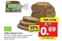 halfje biologisch bruin