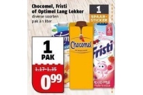 chocomel fristi of optimel lang lekker