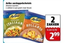 aviko aardappelschotels