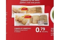 ciabatta of ciabattina s