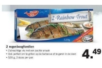 2 regenboogforellen