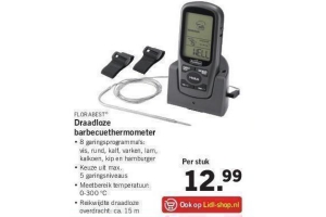 draadloze barbecuethermometer