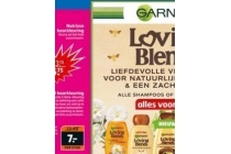 garnier loving blends shampoos of conditioners