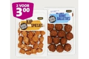 jumbo hollandse gehaktballetjes sategehaktballetjes kipsticks of mini kipsate