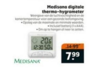 medisana digitale thermo hygrometer