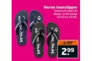 heren teenslippers