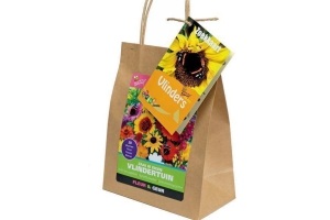 buzzy vlinder bijen en vogeltuin paperbag