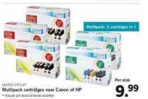 multipack cartridges voor canon of hp