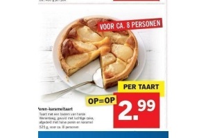 peren karameltaart