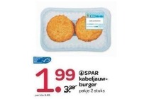 spar kabeljauwburger